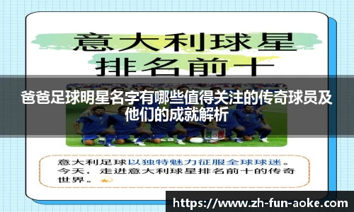 爸爸足球明星名字有哪些值得关注的传奇球员及他们的成就解析